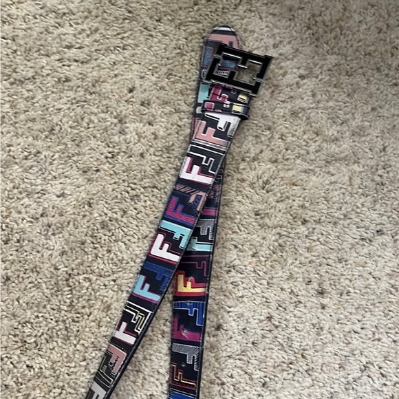 *AUTHENTIC* Mens Colorful Fendi belt. - Picture 2 of 3
